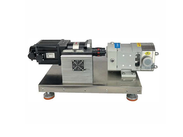 Lobe pump match with packing machine