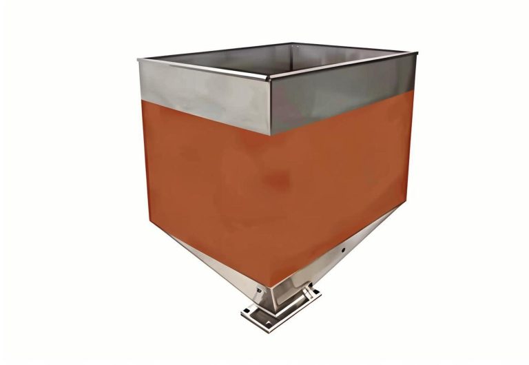 Square heating hopper