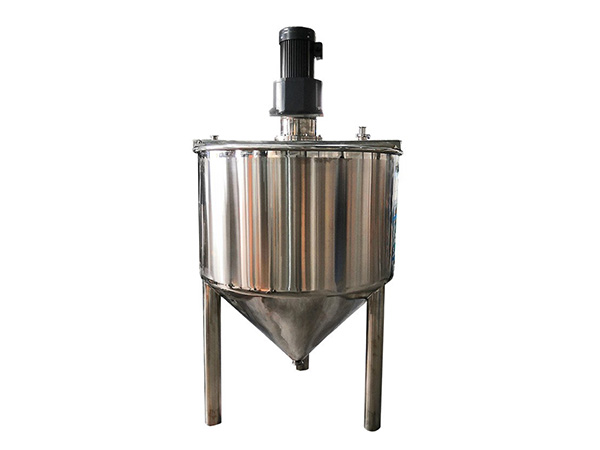 Vertical mixing hopper