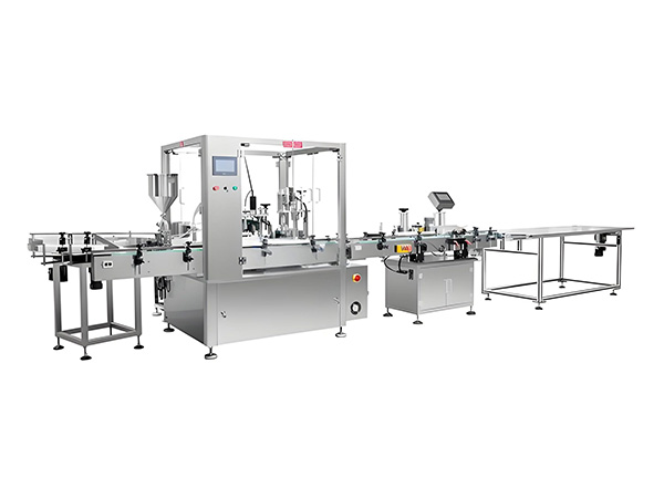 Single-head automatic filling and servo capping production line
